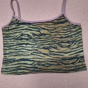 Tiger Print Camisole Top